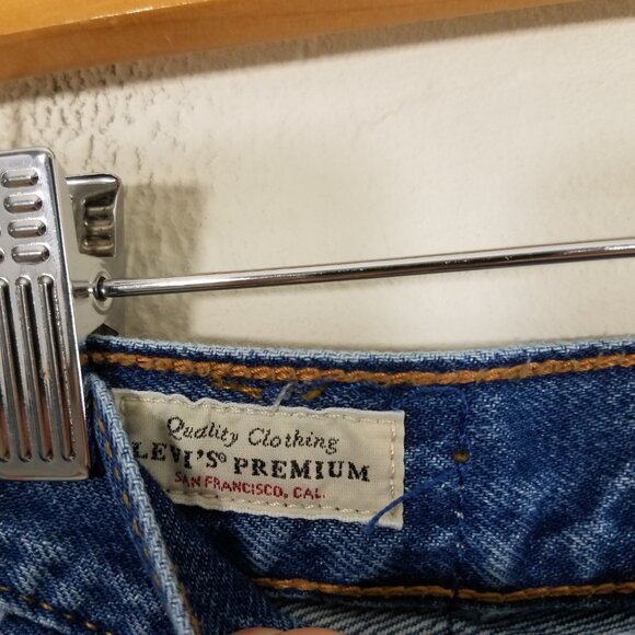 Levi's Premium Button Fly Jeans Blue Size 24 - Picture 4 of 9